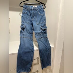 ZW THE DENIM CARGO JEANS